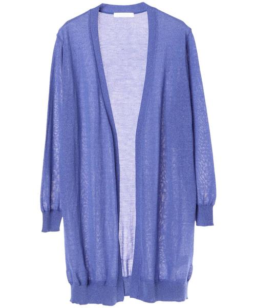 AMERICAN HOLIC（アメリカンホリック）の「・麻混トッパーカーディガン（カーディガン/ボレロ・レディース・ブラウン/ベージュ/マスタード/レッド/ブルー/ネイビー/チャコールグレー・FREE）」の16枚目の写真