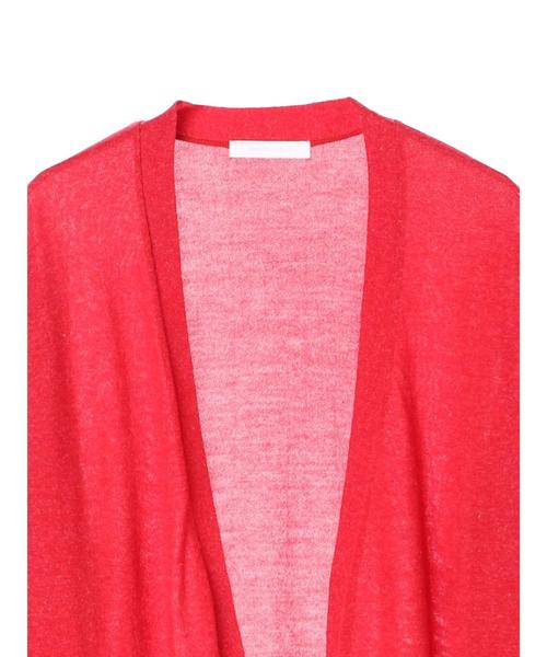 AMERICAN HOLIC（アメリカンホリック）の「・麻混トッパーカーディガン（カーディガン/ボレロ・レディース・ブラウン/ベージュ/マスタード/レッド/ブルー/ネイビー/チャコールグレー・FREE）」の10枚目の写真