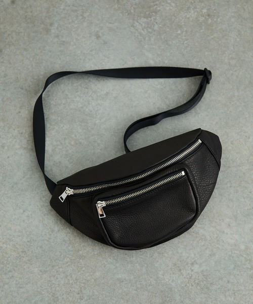 レザーウエストポーチ ショルダーバッグ ユニセックスで使える ボディバッグ ウエストポーチ Public Tokyo パブリックトウキョウ のファッション通販 Zozotown