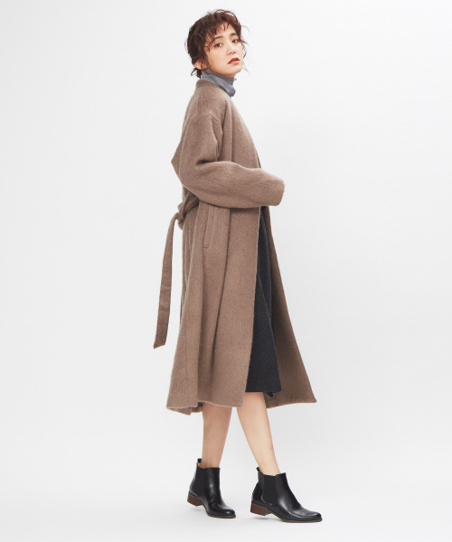 PICHE ABAHOUSE(ピシェ アバハウス)の「【WEB別注】サイドゴアブーツ(ブーツ・レディース・ブラック/ダークブラウン・S/M/L)」の20枚目の写真