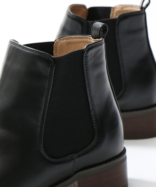 PICHE ABAHOUSE(ピシェ アバハウス)の「【WEB別注】サイドゴアブーツ(ブーツ・レディース・ブラック/ダークブラウン・S/M/L)」の13枚目の写真
