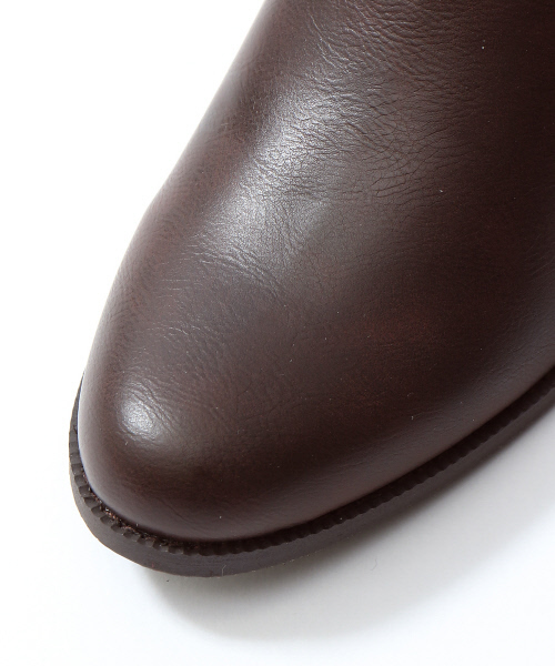 PICHE ABAHOUSE(ピシェ アバハウス)の「【WEB別注】サイドゴアブーツ(ブーツ・レディース・ブラック/ダークブラウン・S/M/L)」の11枚目の写真