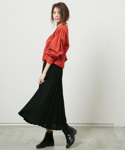 PICHE ABAHOUSE(ピシェ アバハウス)の「【WEB別注】サイドゴアブーツ(ブーツ・レディース・ブラック/ダークブラウン・S/M/L)」の8枚目の写真