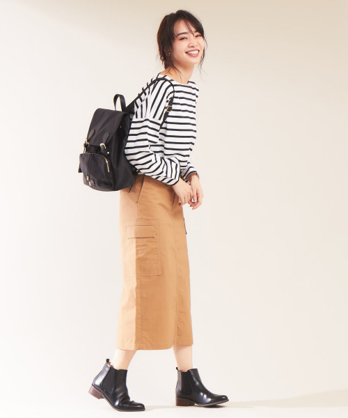 PICHE ABAHOUSE(ピシェ アバハウス)の「【WEB別注】サイドゴアブーツ(ブーツ・レディース・ブラック/ダークブラウン・S/M/L)」の5枚目の写真