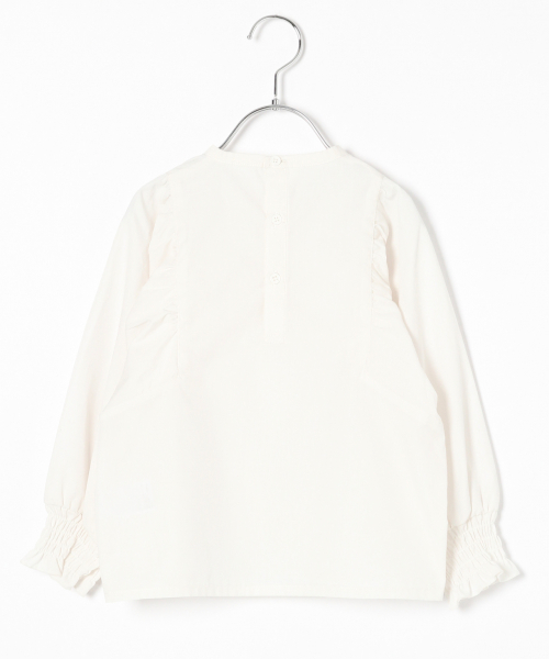 GLOBAL WORK（グローバルワーク）の「【キッズ】パワショルブラウス/823281（シャツ/ブラウス・キッズ・ホワイト/ブラック・SMALL/MEDIUM/LARGE/X-LARGE/XX-LARGE）」の4枚目の写真