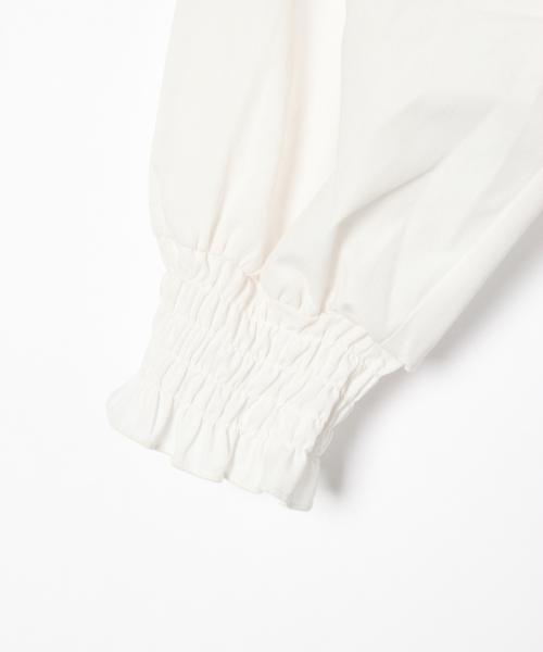 GLOBAL WORK（グローバルワーク）の「【キッズ】パワショルブラウス/823281（シャツ/ブラウス・キッズ・ホワイト/ブラック・SMALL/MEDIUM/LARGE/X-LARGE/XX-LARGE）」の7枚目の写真