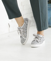 VIVIAN | 紐が選べるリボンローテクスニーカー(スニーカー)