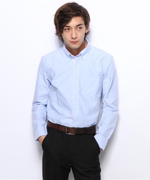 TOMMY HILFIGER（トミーヒルフィガー）の「13FH-FRANKLIN OXFORD SHIRT - CUSTOM FIT（シャツ/ブラウス・メンズ・ホワイト/ブルー/ピンク・LARGE/X-LARGE/MEDIUM/SMALL）」の2枚目の写真