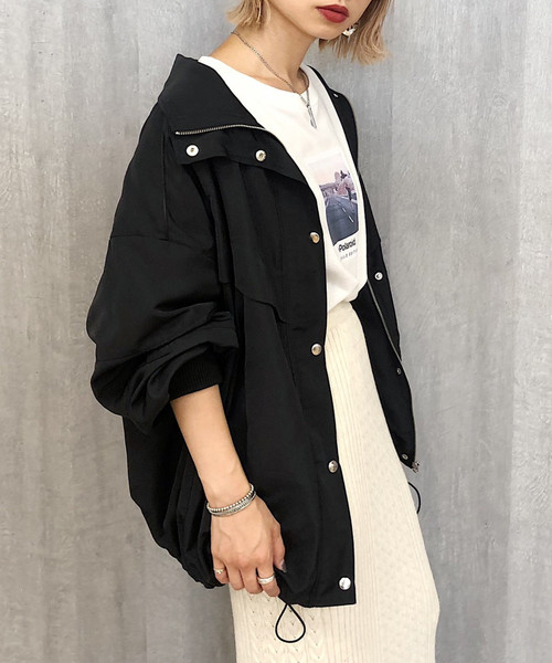 ポポチャン⭐️とびっきり上等の気品を身に⭐️バーバリーマウンテンパーカー PAGEBOY（ページボーイ）の「スタンドネックBIGマウンパ（マウンテン