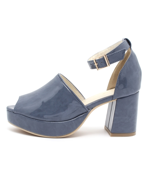 WHO'S WHO gallery（フーズフーギャラリー）の「エナメルサンダル（サンダル・レディース・ダークブラウン/ブルー・MEDIUM/SMALL/LARGE）」の7枚目の写真