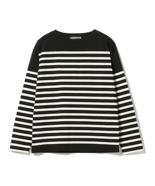 BRILLA per il gusto(ブリッラペルイルグースト)の「AUBERGE / CHARLOTTE FULL ボーダー カットソー(Tシャツ/カットソー・メンズ・ホワイト/ネイビー/ブラック/その他・40/42/38/44)」の3枚目の写真