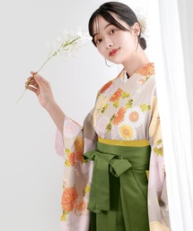 KYOETSU（キョウエツ）の「レディース 華やかAB 4点セット( 着物 + 袴 + 襦袢 + 袴下帯 )（着物）」