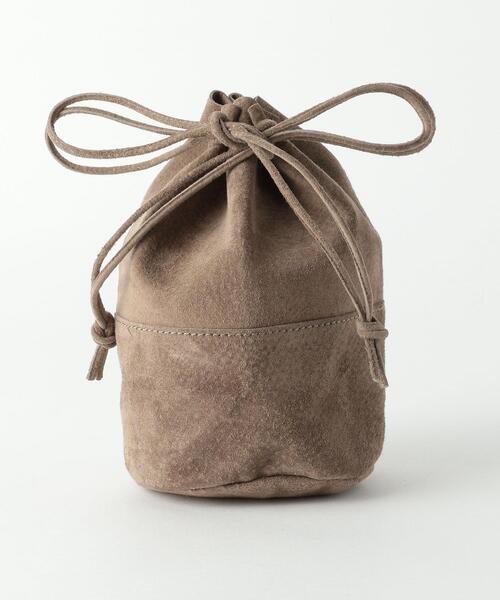 ARTS & CRAFTS(アーツアンドクラフト)の「<ARTS & CRAFTS> P/SUEDE POUCH S/ポーチ(ショルダーバッグ・メンズ・ブラック/ベージュ・FREE)」の2枚目の写真