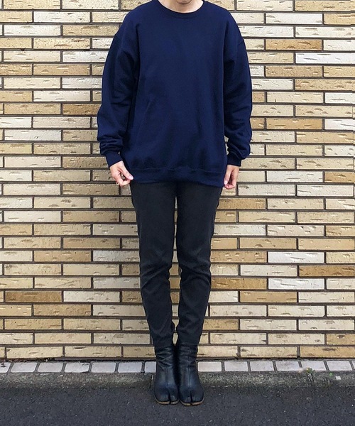 COMMON WARE(コモンウェアー)の「COMMONWARE:JERZEES SWEAT C/N(Tシャツ/カットソー・メンズ・ホワイト/ブラック/ネイビー/グレー・S/M/L/XL)」の4枚目の写真