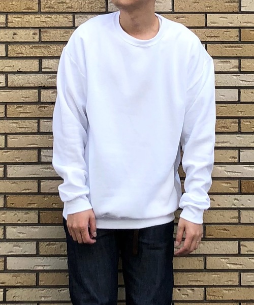 COMMON WARE(コモンウェアー)の「COMMONWARE:JERZEES SWEAT C/N(Tシャツ/カットソー・メンズ・ホワイト/ブラック/ネイビー/グレー・S/M/L/XL)」の2枚目の写真