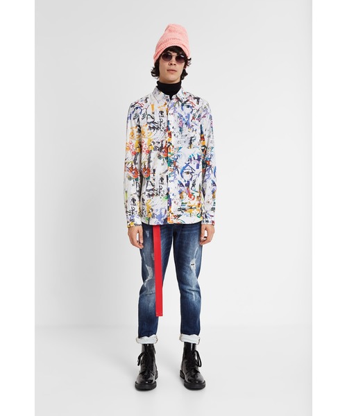 Desigual(デシグアル)の「シャツ長袖 DAVID(シャツ/ブラウス・メンズ・マルチ・L/M/S/2L/3L)」の4枚目の写真