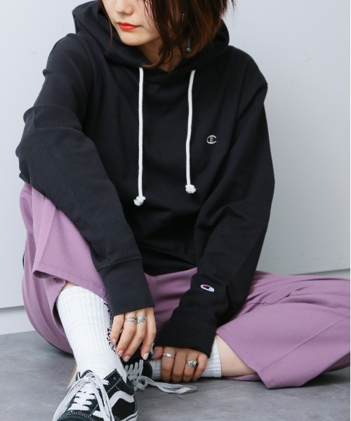 Champion チャンピオン の 春夏 Champion Earthパーカープルオーバー Tシャツ カットソー Wear