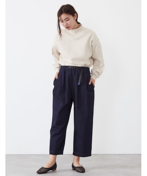 POU DOU DOU(プードゥドゥ)の「プラバックルベルトタックパンツ(その他パンツ・レディース・キナリ/イエロー/カーキ/インディゴブルー・3)」の10枚目の写真