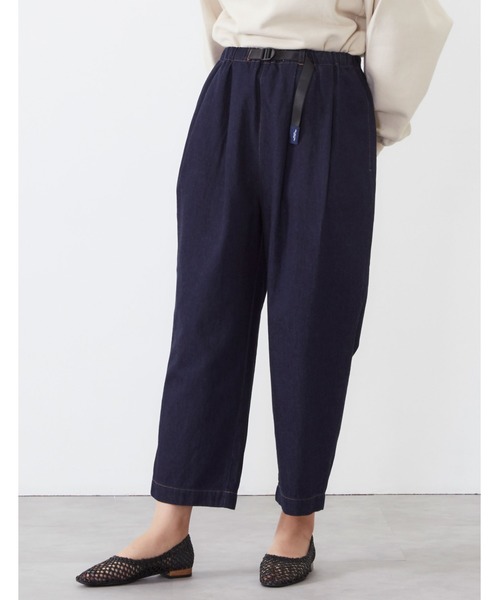 POU DOU DOU(プードゥドゥ)の「プラバックルベルトタックパンツ(その他パンツ・レディース・キナリ/イエロー/カーキ/インディゴブルー・3)」の12枚目の写真