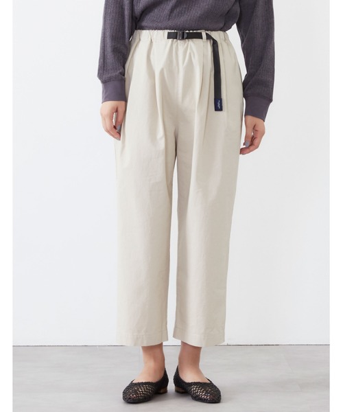 POU DOU DOU(プードゥドゥ)の「プラバックルベルトタックパンツ(その他パンツ・レディース・キナリ/イエロー/カーキ/インディゴブルー・3)」の18枚目の写真