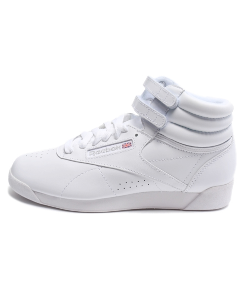 Reebok（リーボック）の「Reebok CLASSIC FREESTYLE HI-White(2431)（スニーカー・レディース・ホワイト・23cm/23.5cm/24cm/24.5cm）」の3枚目の写真