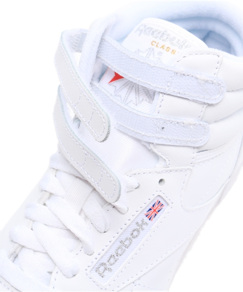 Reebok（リーボック）の「Reebok CLASSIC FREESTYLE HI-White(2431)（スニーカー・レディース・ホワイト・23cm/23.5cm/24cm/24.5cm）」の2枚目の写真