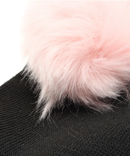 WEGO（ウィゴー）の「WEGO/ポンポン付きソックス（ソックス/靴下・レディース・サックスブルー/パープル/ピンク/ホワイト・FREE）」の6枚目の写真