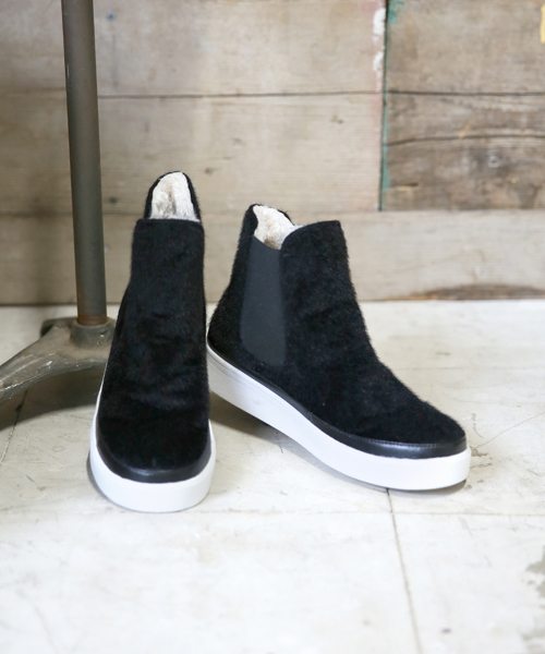 GLOBAL WORK(グローバルワーク)の「ハイカットスリッポン/553223(スリッポン・レディース・ブラック/ブラック系その他/グレー/ネイビー・SMALL/LARGE/MEDIUM)」の2枚目の写真