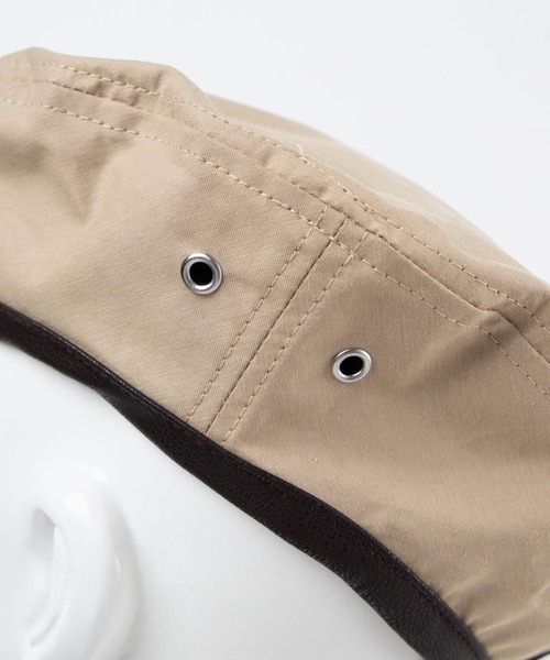 Dickies（ディッキーズ）の「WEGO/Dickies パイピングベレー帽（ハンチング/ベレー帽・レディース・ブラック/ベージュ・FREE）」の6枚目の写真