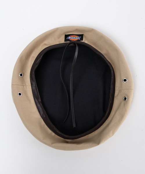 Dickies（ディッキーズ）の「WEGO/Dickies パイピングベレー帽（ハンチング/ベレー帽・レディース・ブラック/ベージュ・FREE）」の4枚目の写真