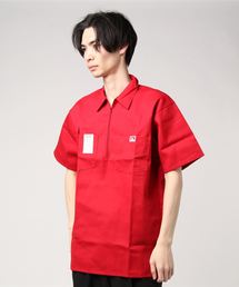 【BEN DAVIS/ベンデイビス】（UN）SHORT SLEEVE SOLID 1/2 ZIP