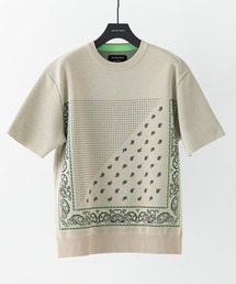 UNITED TOKYO | バンダナ柄S/Sサマーニット/ビックシルエット(ニット/セーター)