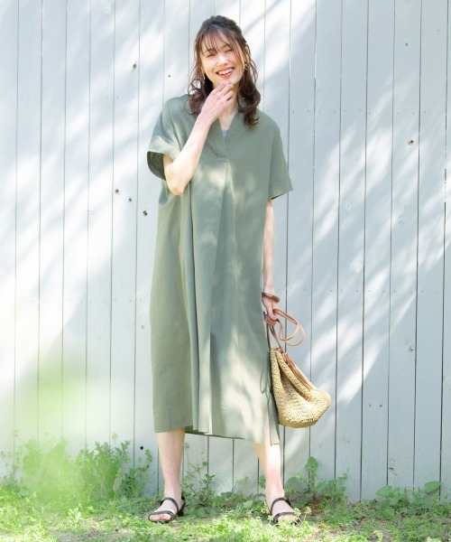 GLOBAL WORK（グローバルワーク）の「ペーパー巾着ショルダ/876389（ショルダーバッグ・レディース・オフホワイト/グレー/ベージュ・ONE SIZE）」の7枚目の写真