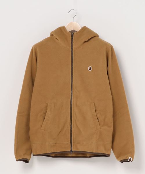 A BATHING APE（アベイシングエイプ）の「FLEECE ONE POINT ZIP HOODIE 