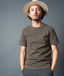 CTN RIVERSIBLE KNIT C/N S/S:コットンリバーシブルニットクルーネック