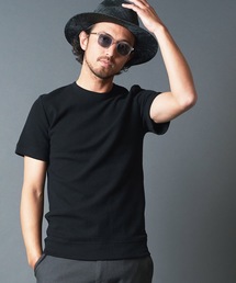 CTN RIVERSIBLE KNIT C/N S/S:コットンリバーシブルニットクルーネック