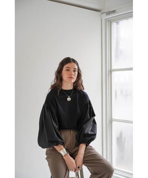 CLANE クラネ COMBINATION PUFF TOPS R133 CLANE クラネ COMBINATION PUFF TOPS R133