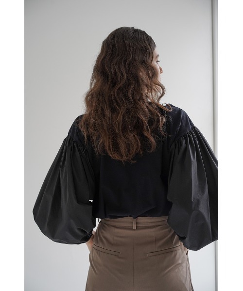 CLANE クラネ COMBINATION PUFF TOPS R133 CLANE（クラネ）の「COMBINATION PUFF TOPS（Tシャツ/カットソー