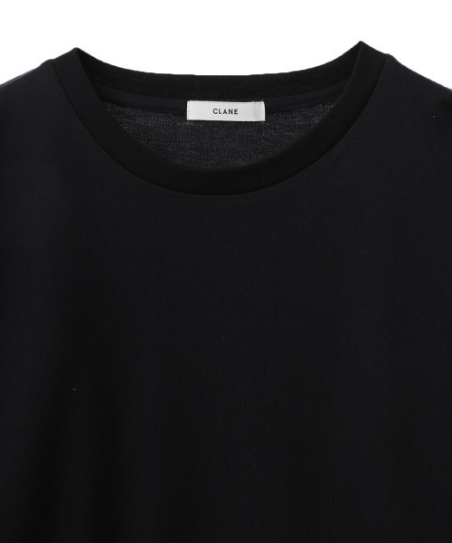 CLANE（クラネ）の「COMBINATION PUFF TOPS（Tシャツ/カットソー・レディース・ホワイト/ブラック/ベージュ・1/2）」の5枚目の写真