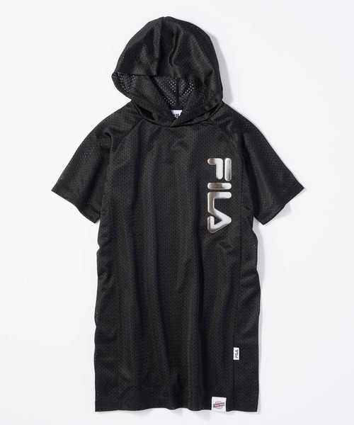Fila Tegteg Cheered By Girls2 メッシュフードロゴワンピース ワンピース Fila フィラ のファッション通販 Zozotown