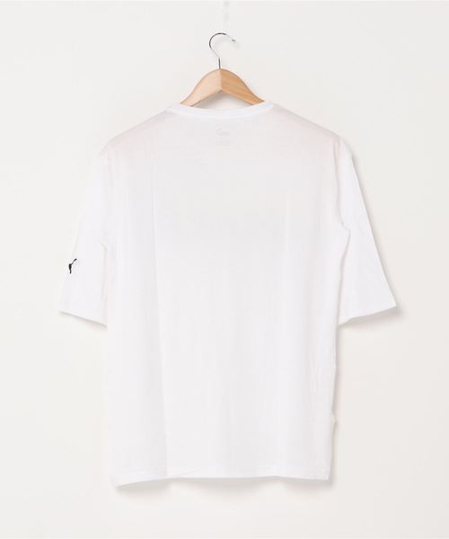 PUMA（プーマ）の「プーマ PUMA MODERN SPORTS ファッション Tシャツ（Tシャツ/カットソー・レディース・ホワイト/ピンク・L/XL/S/M）」の3枚目の写真