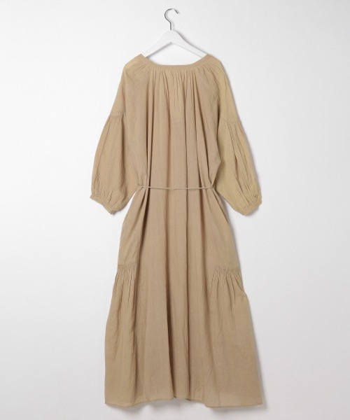 BAYFLOW（ベイフロー）の「ボイルハオリワンピース（ワンピース・レディース・ベージュ/ブラウン/レッド・FREE）」の18枚目の写真