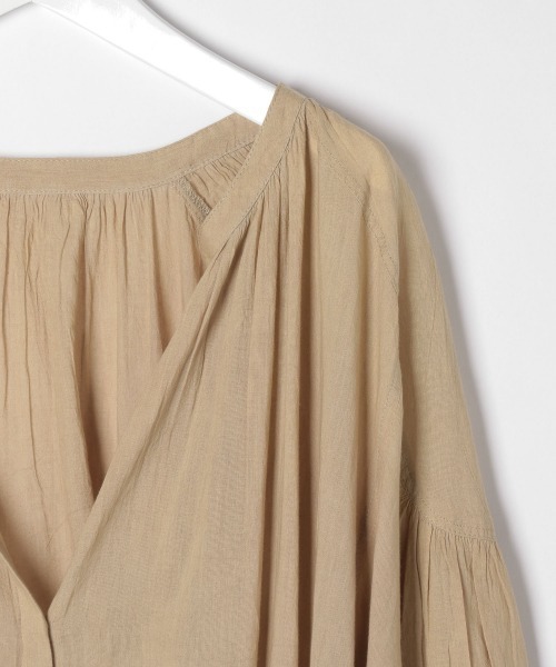 BAYFLOW（ベイフロー）の「ボイルハオリワンピース（ワンピース・レディース・ベージュ/ブラウン/レッド・FREE）」の20枚目の写真