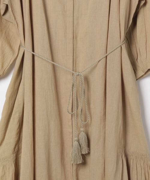 BAYFLOW（ベイフロー）の「ボイルハオリワンピース（ワンピース・レディース・ベージュ/ブラウン/レッド・FREE）」の21枚目の写真