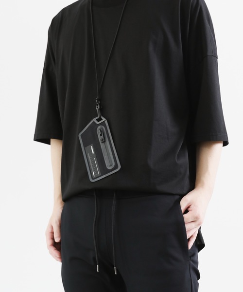 ATTACHMENT(アタッチメント)の「ソロテックスメモリータスラン ネックコインケース(コインケース・メンズ・ライトグレー/カーキ/ブラック・FREE)」の14枚目の写真