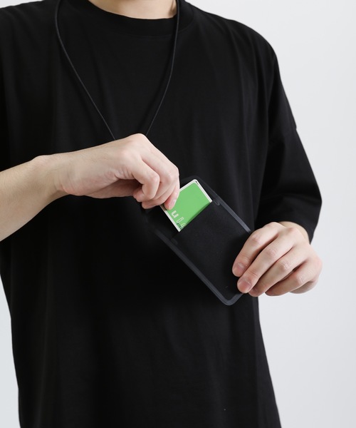 ATTACHMENT(アタッチメント)の「ソロテックスメモリータスラン ネックコインケース(コインケース・メンズ・ライトグレー/カーキ/ブラック・FREE)」の13枚目の写真