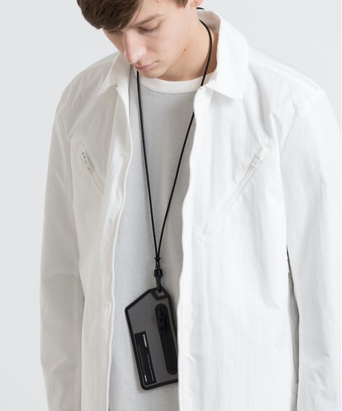 ATTACHMENT(アタッチメント)の「ソロテックスメモリータスラン ネックコインケース(コインケース・メンズ・ライトグレー/カーキ/ブラック・FREE)」の21枚目の写真