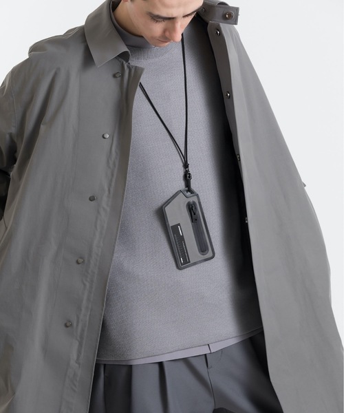 ATTACHMENT(アタッチメント)の「ソロテックスメモリータスラン ネックコインケース(コインケース・メンズ・ライトグレー/カーキ/ブラック・FREE)」の19枚目の写真