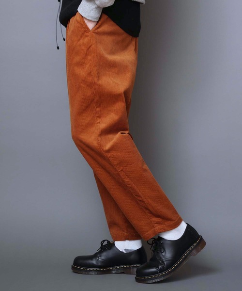KANGOL（カンゴール）の「【KANGOL/カンゴール】コーデュロイパンツ　ワイドパンツ　テーパードシルエット　ウエストゴム仕様（その他パンツ・メンズ・ベージュ/ブラウン・MEDIUM/LARGE/X-LARGE）」の7枚目の写真