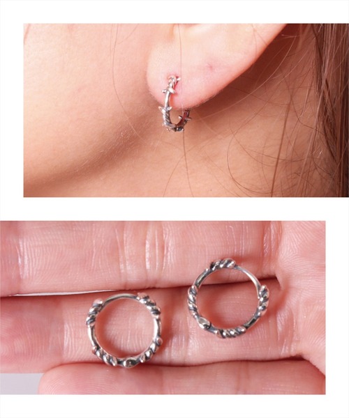 BAYBLO（ベイブロ）の「(EL)【ユニセックス】シルバー925 デザイン ピアス[2個入り/両耳用]（ピアス（両耳用）・レディース・シルバー系その他/その他8/その他9/その他10/その他11/その他12/その他13/その他14/ゴールド系その他/シルバー系その他2/シルバー系その他3/シルバー系その他4/シルバー系その他5/シルバー系その他6/シルバー系その他7/その他15/その他16/その他17/ゴールド系その他2・FREE）」の14枚目の写真